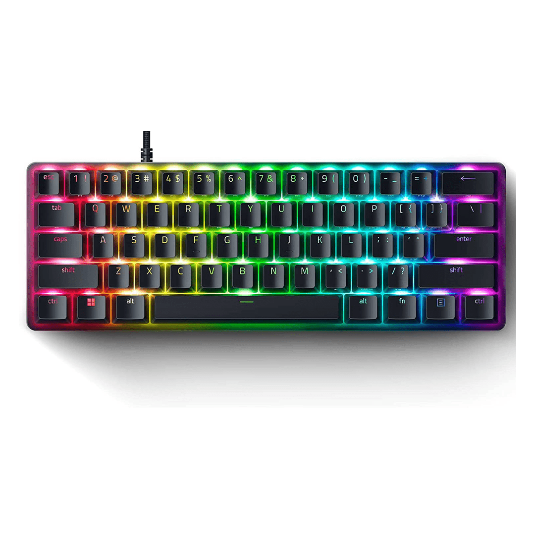 Razer Huntsman Mini Clicky Optical Purple Switch USB-C Gaming Keyboard in Qatar Razer Huntsman Mini Clicky Optical Purple Switch USB-C Gaming Keyboard in Qatar